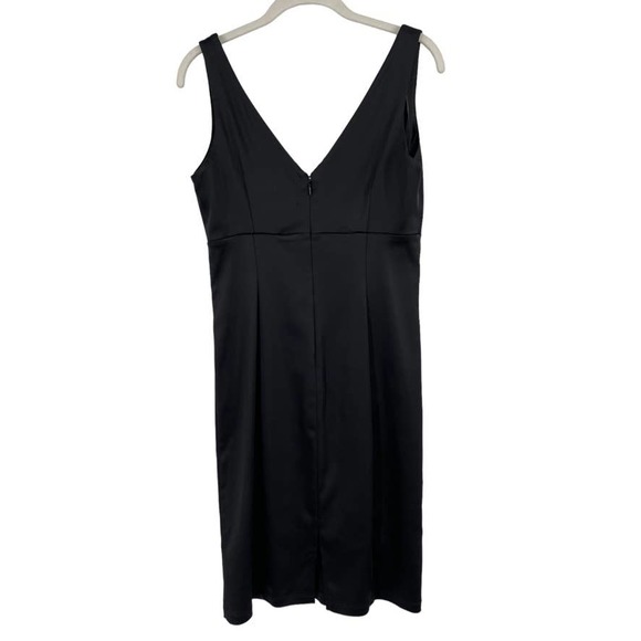 CALVIN KLEIN Black Cocktail Evening Dress Sleeveless Sheath - Size 6 - Picture 5 of 14
